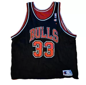 Wendetrikot Tank Chicago Bulls Scottie Pippen #33, Medium 48 Champion NBA - Bild 1 von 14
