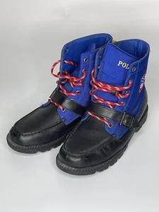 Polo Ralph Lauren Ranger HI II Skiteam olympische Lederstiefel Größe 5,5 - Bild 1 von 9
