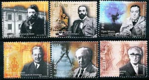 👉 PORTUGAL 1999 MEDICAL PIONEERS MNH MEDICINE, DOCTORS, MICROSCOPE - Picture 1 of 1