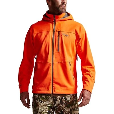 SITKA Gear Men's Hunting Windproof Jetstream Jacket Large Tall Blaze Orange - Image 1 of 4