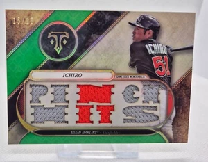 2017 Topps Triple Threads Relics Ichiro Suzuki /10 Miami Florida Marlins - Picture 1 of 2