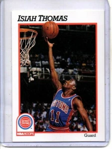 Pistones Isiah Thomas Detroit 1991-1992 NBA HOOPS #66 (famer del Salón de la Fama) - Imagen 1 de 2