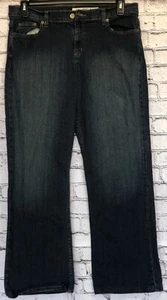 DKNY JEANS Women's Blue Jeans Size 14 Short Bootcut Denim 5-Pocket EUC - Picture 1 of 7