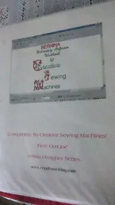 Workbook by Creative Sewing Sue Shrader Bernina Embroidery Software Version 3? - Picture 1 of 12