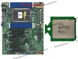 Carte mère Supermicro H12SSL-i avec CPU AMD EPYC 7662 64Cœurs 2,0GHz Serveur CPU - Photo 1/2