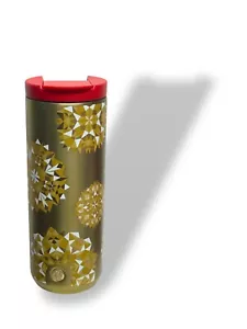 Starbucks Travel mug Vacuum Flasks Stainless Steel Thermos 2022 Gold 450ml - Picture 1 of 9