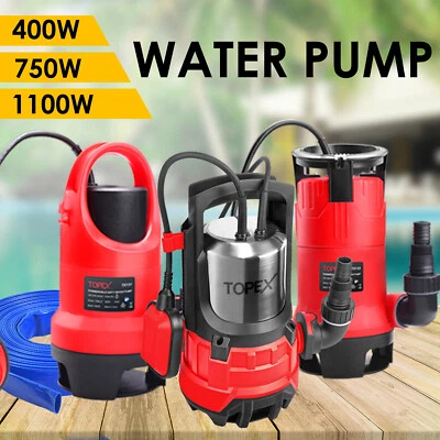 TOPEX Water Pump Submersible Sump Pump Water hose Swim Pool Flooding Pond Clean - image 1 of 4