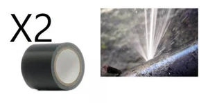 2x Radiator Hose Split Leaking Dripping Water Repair Pipe Tape Band Seals Holes - Picture 1 of 9