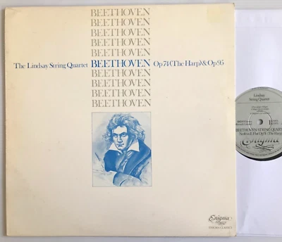 Beethoven Op 74 Harp, Op 95 Lindsay String Quartet - Enigma Supercut NM - Image 1 of 4