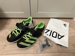 ZAPATOS ADIDAS ADIZERO SALTO ALTO NEGRO SOLAR VERDE PICOS GY8397 - UK 8.5 / US 9 - Imagen 1 de 9