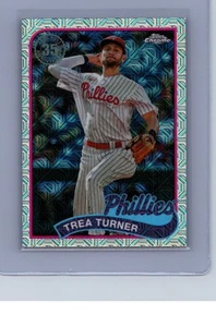 2024 Topps #T89C-64 Trea Turner 1989 Mojo Topps Baseball (Series One) - Picture 1 of 2