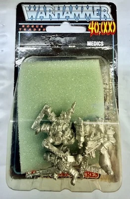 Warhammer 40K   Rogue Trader Space Marine & Squat  Medics NIB Metal VERY Rare - Image 1 of 4