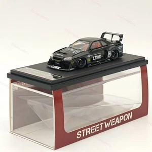 SW 1/64 NISSAN GT-R LBWK ER34 #5 Black Diecast Models Car Collection Gifts - Picture 1 of 8