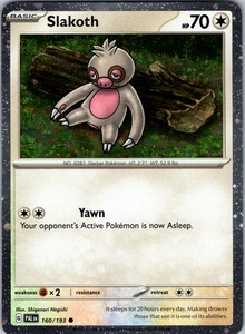 Slakoth Cosmos Holo 160/193 SV02: Paldea Evolved Common - LP - Bild 1 von 2