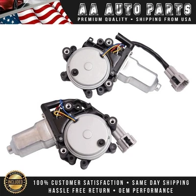 2PCS Power Window Lift Motor Front Left & Right for 2005-2015 Nissan Armada 5.6L - Image 1 of 4