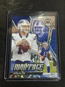 2024 Panini Mosaic #M-9 Josh Allen Montage No Huddle Silver - Bild 1 von 2