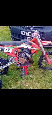 KTM SX 50  Big Talon Swing arm An Wheels An Comes With Small Wheels Lits More - Image 1 of 4