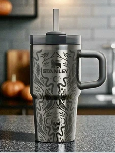 Stanley DEADLY DAMASK 20oz Halloween Quencher H2.0 FlowState Tumbler NIB - Picture 1 of 7