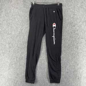Champion sweat Pants Womens XS Black Jogger Elastic Waist Pocket Activewear Pull - Picture 1 of 3