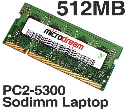 Crucial 2GB DDR2 667MHz SODIMM Memory - CT25664AC667 Notebook RAM
