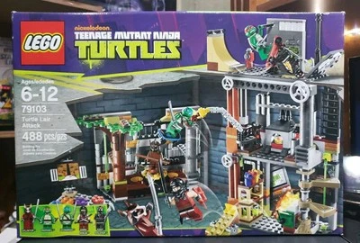 Teenage Mutant Ninja Turtles LEGO 79103 Turtle Lair Attack New Sealed Retired - Image 1 of 4