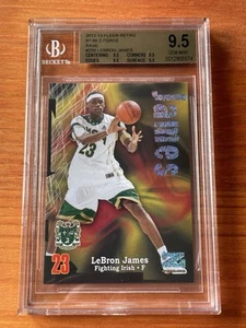 2012 Fleer Retro Z-Force Rave /399 Lebron James BGS 9.5 Gem Mint - Picture 1 of 2
