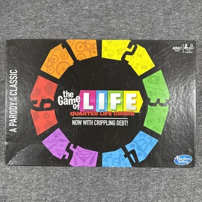 The Game of Life - Quarter Life Crisis (Hasbro) Official Parody Board Game - EUC - Image 1 of 4
