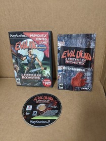 Evil Dead: A Fistful of Boomstick Sony PlayStation 2 PS2 CIB Blockbuster Rental