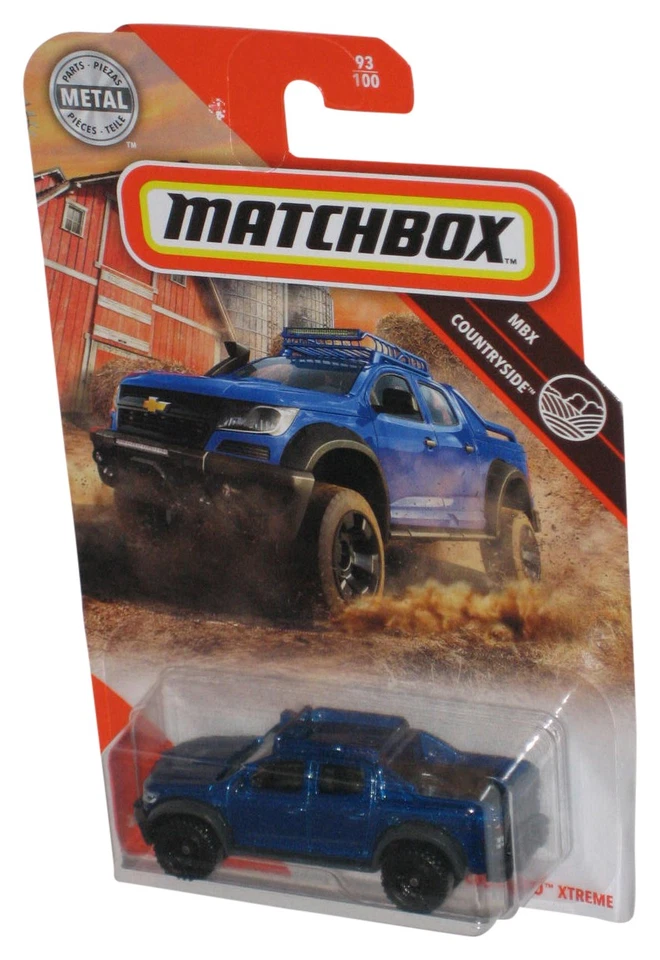 Matchbox MBX Countryside (2019) Blue '16 Chevy Colorado Xtreme Metal Toy Truck  - Image 1 of 1