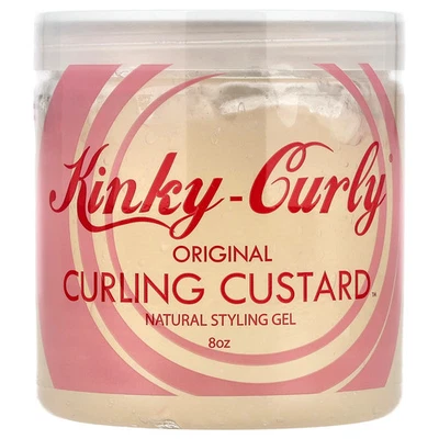 Kinky-Curly Original Curling Custard Natural Styling Gel 8 oz All-Natural, - Image 1 of 3