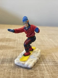 Lemax Christmas Village Town Ridge Runner 62160 Snowboarder Snowboarding - Picture 1 of 6