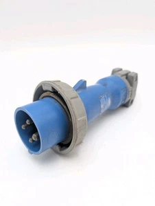 hubbell 460P9W Pin/Sleeve 20 A 250V AC IEC Watertight Plug - Picture 1 of 8