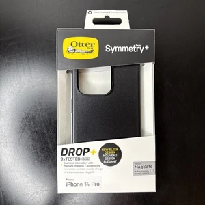 OtterBox Symmetry+ Case For iPhone 14 Pro- Black (77-89038) MagSafe - New In Box - Picture 1 of 2