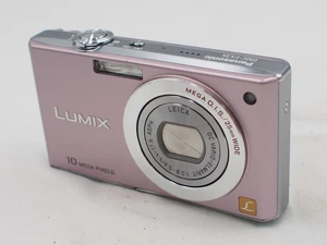Panasonic LUMIX DMC-FX35 Pink Digital Camera Japanese language only Used - Picture 1 of 2