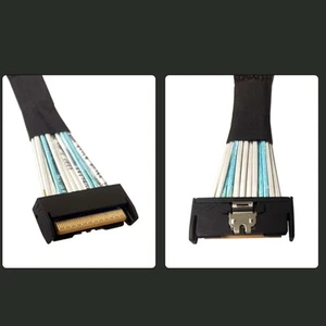 Server Data Transfer Cable Slim SAS MCIO 74P TO MCIO 74P Interface High Speed FY - Afbeelding 1 van 24