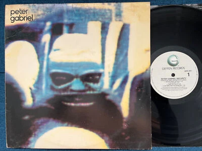 Peter Gabriel ‎– Security LP 1986 Geffen ‎– GHS 2011 Shock the Monkey w/ lyrics - Image 1 of 4
