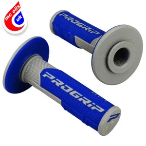 PRO GRIP 801 HANDLEBAR GRIPS for YAMAHA YZ250F YZF MOTOCROSS GREY / BLUE - Picture 1 of 1
