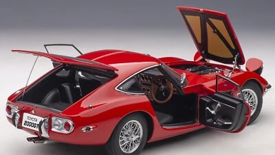 AUTOart 1:18 Toyota 2000GT Wire Spoke Wheel Version Red #7876 Brand New Unopened - Image 1 of 4