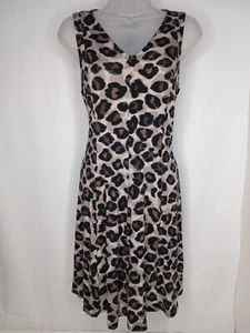 Abito donna estivo Premise stampa leopardata taglia small maglione midi senza maniche - Foto 1 di 7