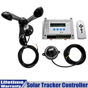 Automatic Tracking LCD Single Axis Solar Tracker Controller&Anemometer System IG - Picture 1 of 19
