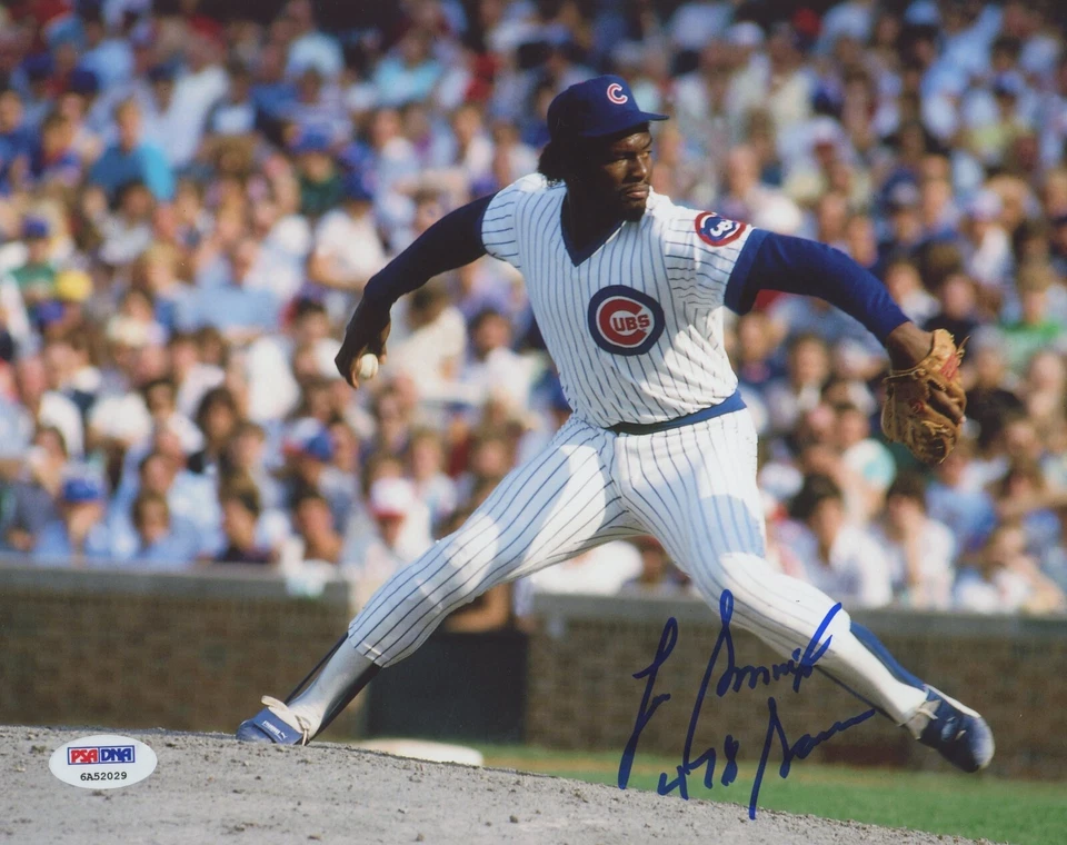LEE SMITH SIGNED/AUTOGRAPHED CHICAGO CUBS 8x10 COLOR PHOTO w/478 SAVES - PSA/DNA - Image 1 of 1