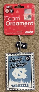 UNC Chapel Hill North Carolina Tar Heels Metal Holiday Ornament - Picture 1 of 5