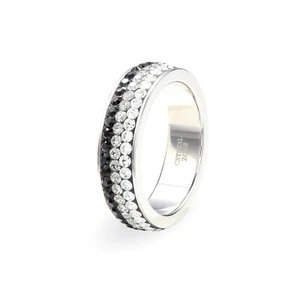 Swarovski Band, Crystal Ring, Pink Band Ring, Sparkly, Unique, Handmade, For Her - Picture 1 of 13