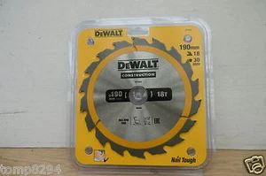 DEWALT DT1943 190MM X 30MM BORE 18T TCT SAW BLADE - Picture 1 of 1