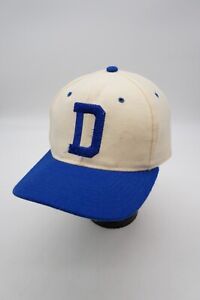 Vintage Starter Detroit Lions Snapback Hat White Blue Wool NFL Football - RARE