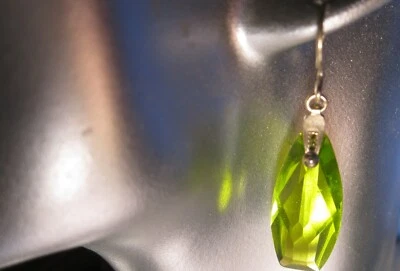 PENDIENTES ÚNICOS raros soviéticos cuarzo piedra PLATA 875 URSSS antiguos Foto 1 de 4