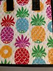9X8X6 Insulated/ Lunch,Baby Bottles,iPad, Gift Bag. Colorful Pineapples.
