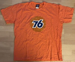Orange XXL 2XL American Classics 76 Oil & Gas T-Shirt Shirt (New Old Stock) - Picture 1 of 4