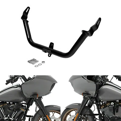Soporte de soporte de carenado negro apto para Harley Touring Road Glide FLTRX 2015-posterior Foto 1 de 4