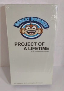 Monkey Business Project of a Lifetime Skateboarding VHS Skate Video Sealed - Picture 1 of 2